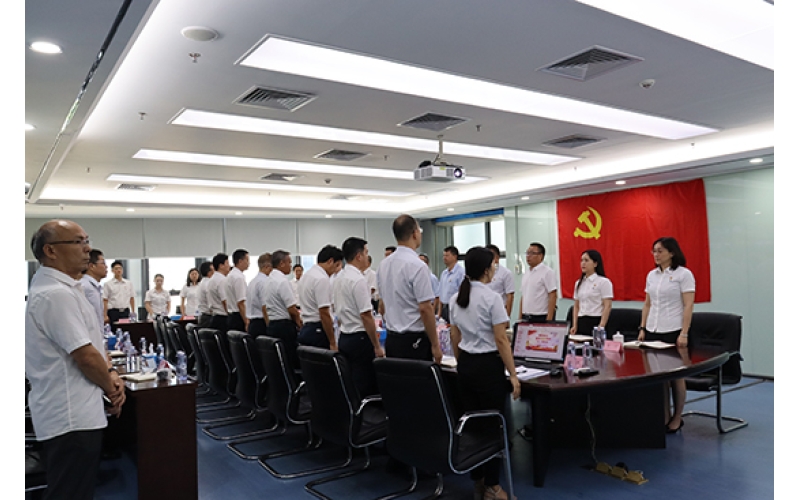 k8凯发官网召开庆祝建党100周年暨“七一”党员大会